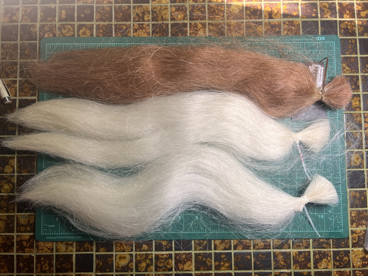 Custom Dyed Jumbo Saltwater Yak Hair