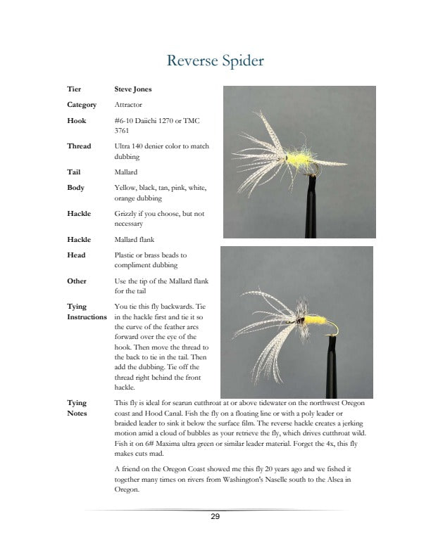 Favorite Patterns of Clark Skamania Flyfishers - Digital Download