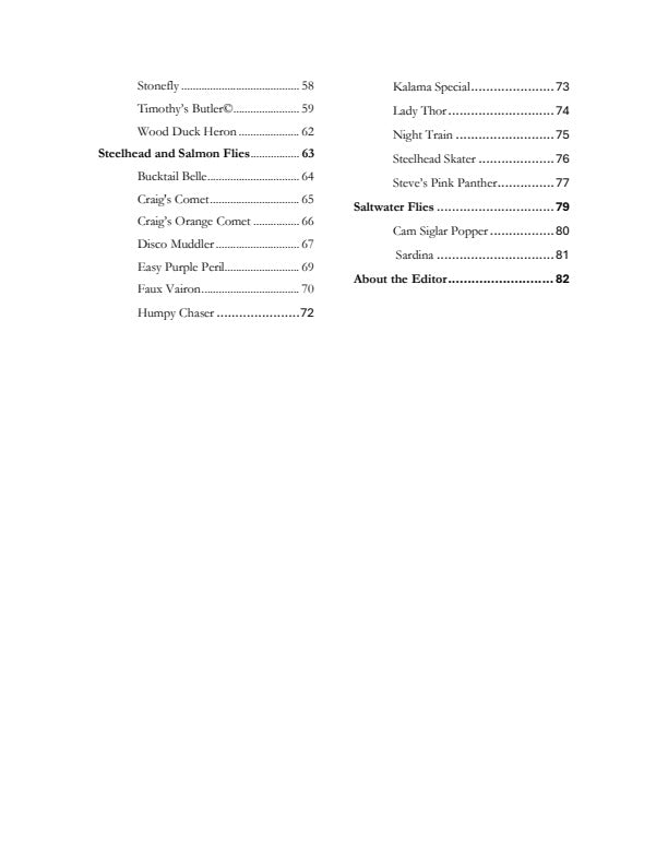 Favorite Patterns of Clark Skamania Flyfishers - Digital Download